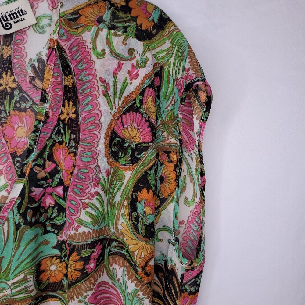 Show Me Your MuMu Multicolor Paisley Jumpsuit - Picture 4 of 11